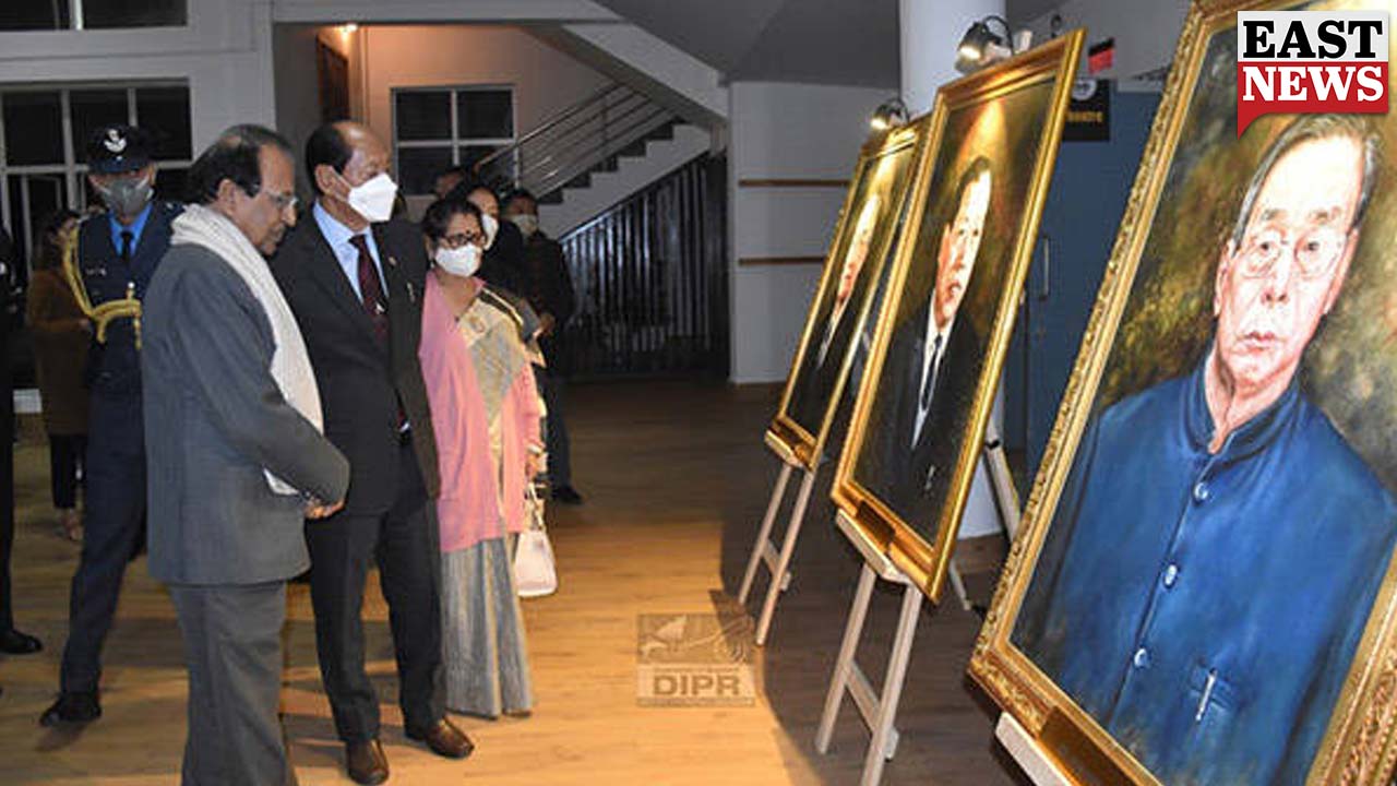 Governor unveiled Portraits of former CMs