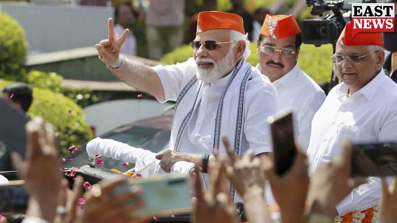 PM Narendra Modi holds second roadshow in Gujarat