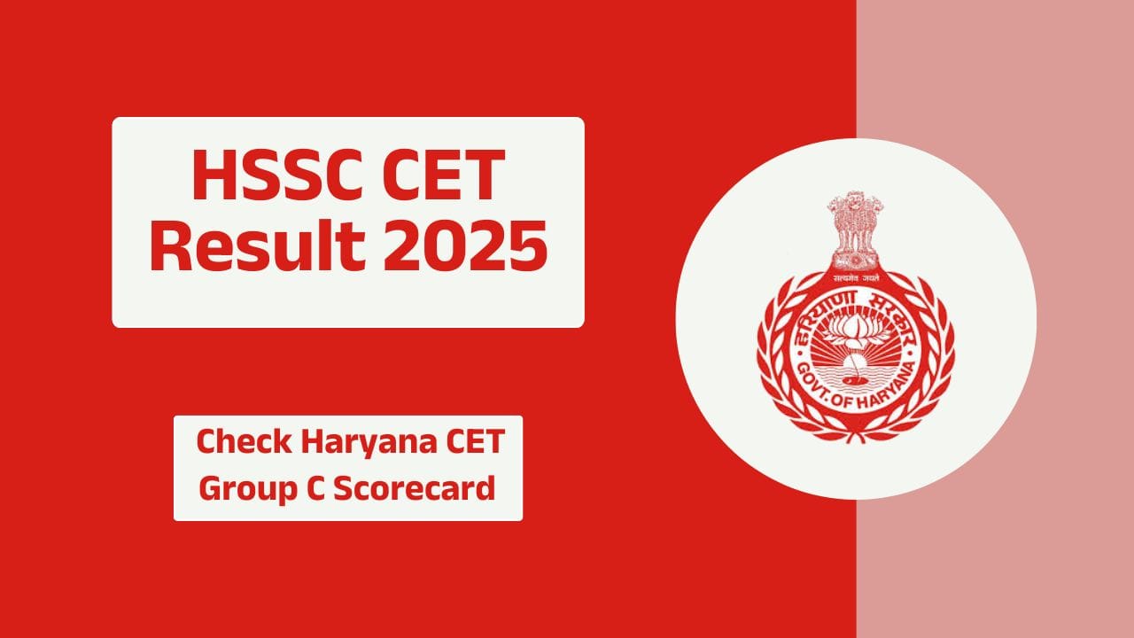 HSSC CET Result 2025
