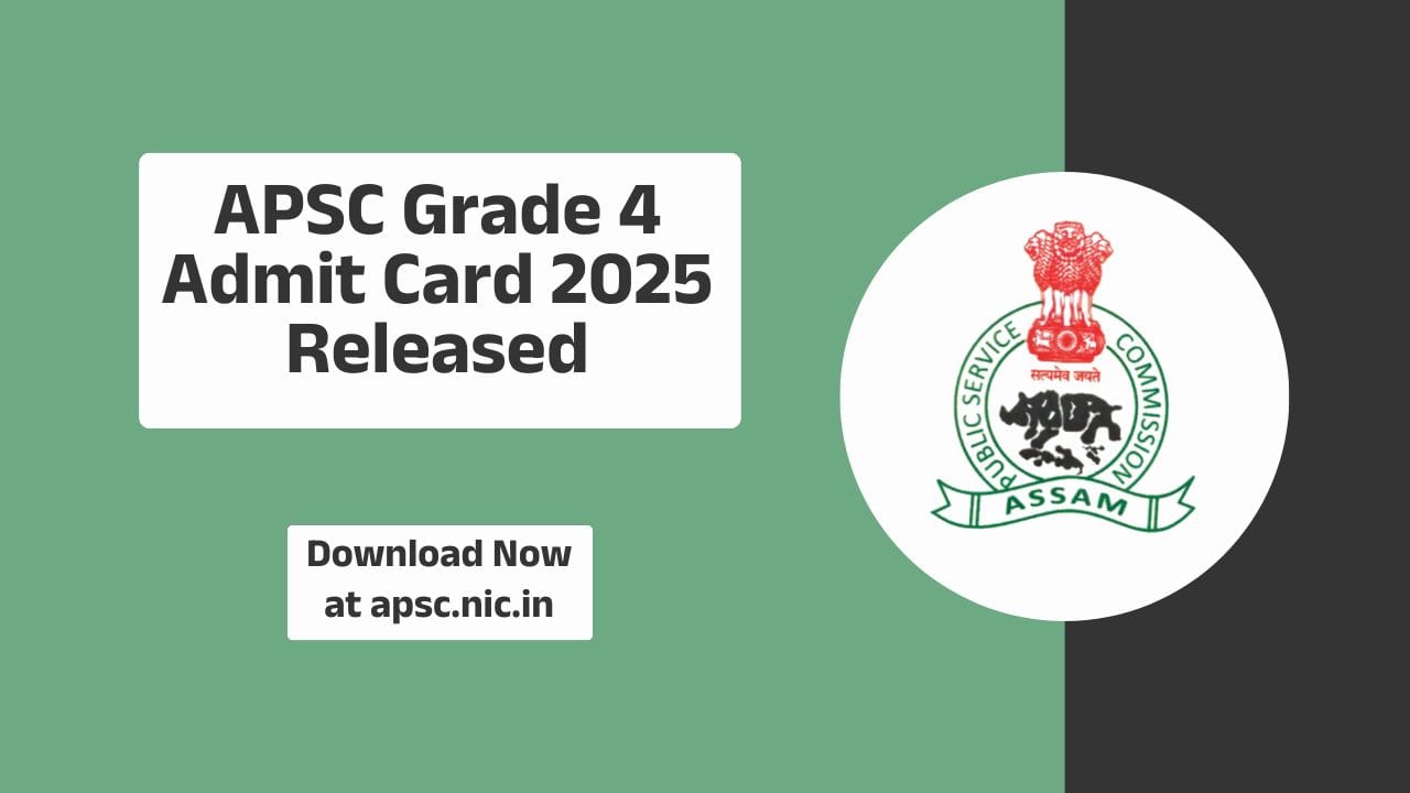 APSC Grade 4 Admit Card 2025