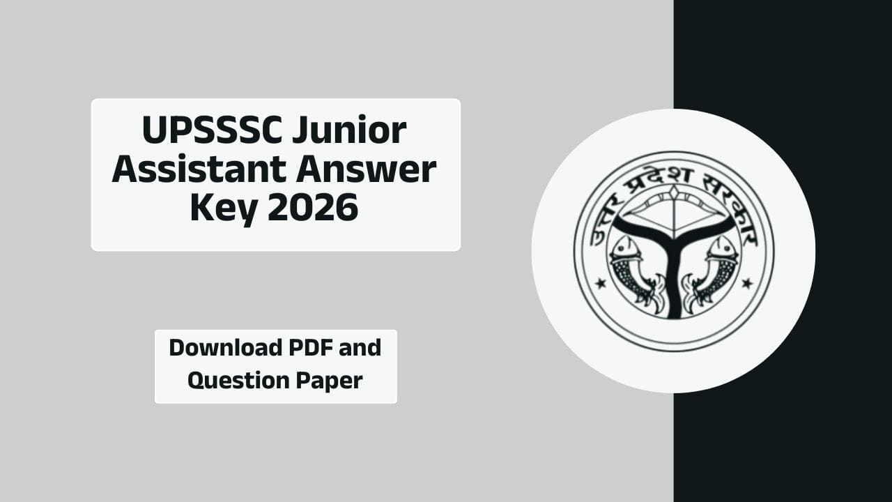 UPSSSC Junior Assistant