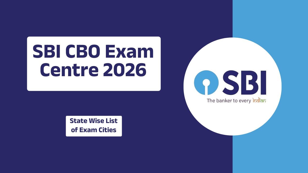 SBI CBO Exam Centre 2026