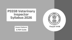 PSSSB Veterinary Inspector